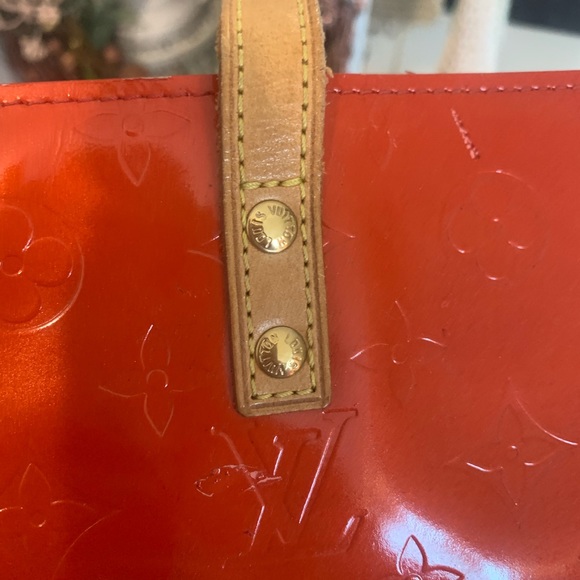 Authentic Louis Vuitton veneer red orange bag - Picture 14 of 15